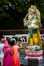 The Ganga Talao Temple in Grand bassin, Savanne, Mauritius Royalty Free Stock Photo