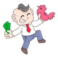 Save the base like a business plan, doodle icon image kawaii