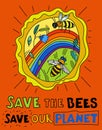 Save the bees and our planet. International event.