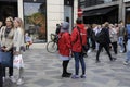 SAVE THE CHILDREN WORKER IN RED JACKET