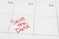 Save the date Royalty Free Stock Photo
