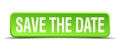 save the date button Royalty Free Stock Photo