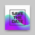 Save the date card. Abstract universal background.