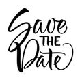 Save the Date lettering