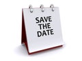 Save the date sign