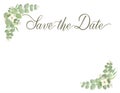 Save the Date for Special Occasions with Two Floral Bouquet