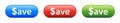 Save dollar button Royalty Free Stock Photo