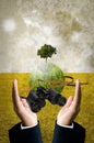 Save the earth concept Royalty Free Stock Photo