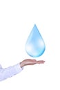 Save Earth/ Water Concept Royalty Free Stock Photo