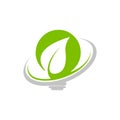 Save Energy eco concept icon for green ecology environment protection and nature saving or conservation Royalty Free Stock Photo