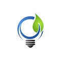 Save Energy eco concept icon for green ecology environment protection and nature saving or conservation Royalty Free Stock Photo