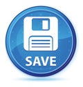 Save (floppy disk icon) midnight blue prime round button