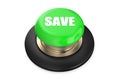 Save Green button Royalty Free Stock Photo