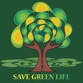 Save green life Royalty Free Stock Photo