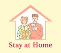 Save the health vector Stay home during epidemic