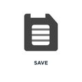 save icon. computer concept symbol design, memory storage, infor