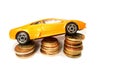 Save money for car Royalty Free Stock Photo