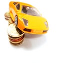 Save money for car Royalty Free Stock Photo