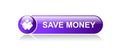 Save money piggy bank icon