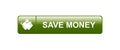 Save money piggy bank icon