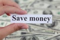 Save money Royalty Free Stock Photo