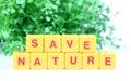 Save nature Royalty Free Stock Photo