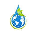 Save Nature Concept World Water Day Royalty Free Stock Photo