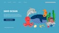 Save ocean landing page