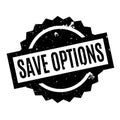 Save Options rubber stamp