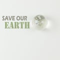 Save our earth Royalty Free Stock Photo