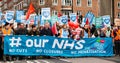 Save Our NHS protest demonstration - London.