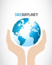 Save our planet concept