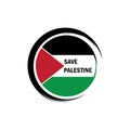 save palestine logo , free gaza vector design