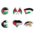 save palestine logo , free gaza vector design