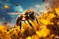 Save the pollinators. Concept: World Bee Day, May 20