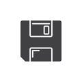 Save symbol. floppy disk icon vector, Royalty Free Stock Photo