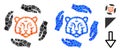 Save Tigers Mosaic Icon of Circle Dots