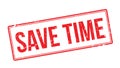 Save time rubber stamp Royalty Free Stock Photo