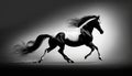 Save to Library Download Preview Preview Crop Find Similar File #: 636023307 Fast galloping black and white horse casting shadow