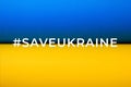 Save Ukraine concept. Ukrainian flag. War between Russia and Ukraine. Ukraine flag. Texture Paper Blue Yellow Background Royalty Free Stock Photo