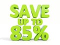 Save up to 85%