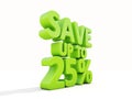 Save up to 25%