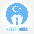 Save Uyghur the symbol of humanity and solidarity.