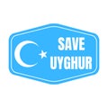 Save Uyghur symbol icon
