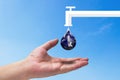 Save Water Concept, World Water Day Royalty Free Stock Photo