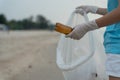 Save water. Volunteer pick up trash garbage at the beach and plastic bottles are difficult decompose prevent harm aquatic life.