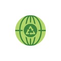 Save the world, arrows colored icon. Elements of save the earth illustration icon. Signs and symbols can be used for web, logo,