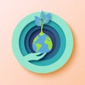 01.Save the world paper art style