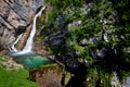 Savica waterfall Royalty Free Stock Photo