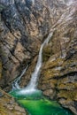 Savica waterfall in triglav national park